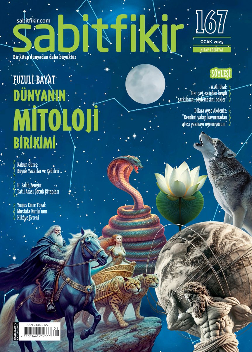 SabitFikir (@sabitfikir) on Twitter photo DÜNYANIN MİTOLOJİ BİRİKİMİ
✍️ Fuzuli Bayat
📚 <a href="/aliural_ural/">A. Ali Ural 🇹🇷</a>
"Her çağ, şairden kendi şarkılarını söylemesini bekler"
📚 <a href="/DilaraAkdenizz/">Dilara Ayşe Akdeniz</a>
"Kendini yakıp kavurmadan ateşi yazmayı öğreniyorum"
✅ Büyük Yazarlar ve Kedileri
✅ Tatil Arası Çocuk Kitapları
📌 Raflardayız DÜNYANIN MİTOLOJİ BİRİKİMİ
✍️ Fuzuli Bayat
📚 <a href="/aliural_ural/">A. Ali Ural 🇹🇷</a>
"Her çağ, şairden kendi şarkılarını söylemesini bekler"
📚 <a href="/DilaraAkdenizz/">Dilara Ayşe Akdeniz</a>
"Kendini yakıp kavurmadan ateşi yazmayı öğreniyorum"
✅ Büyük Yazarlar ve Kedileri
✅ Tatil Arası Çocuk Kitapları
📌 Raflardayız
