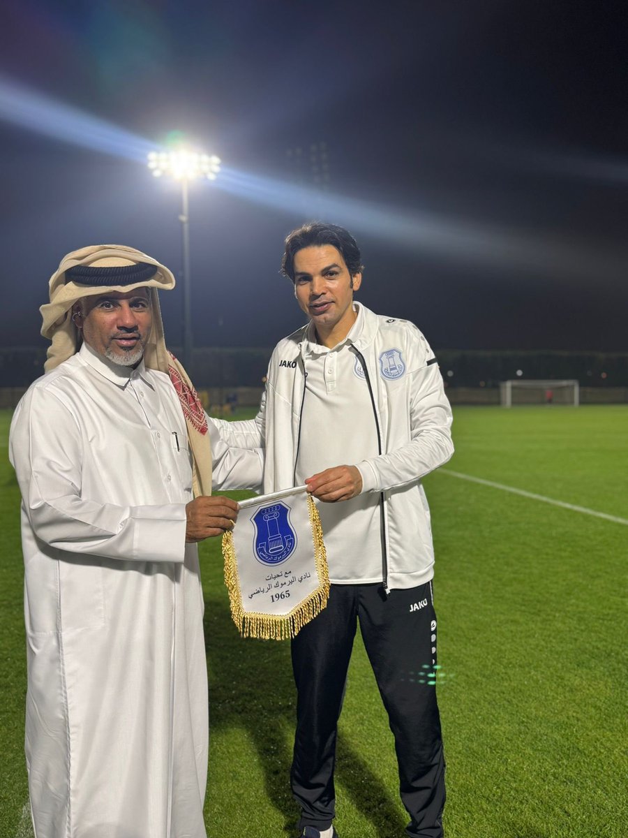 تتقدم شركة بن ثاني للخدمات الرياضيه لرئيس واعضاء مجلس ادارة نادي اليرموك الكويتي بختيار شركتنا لاقامة معسكر تدريبي للفريق الاول لكرة القدم بالدوحة 
وفقكم الله في المرحلة القادمة