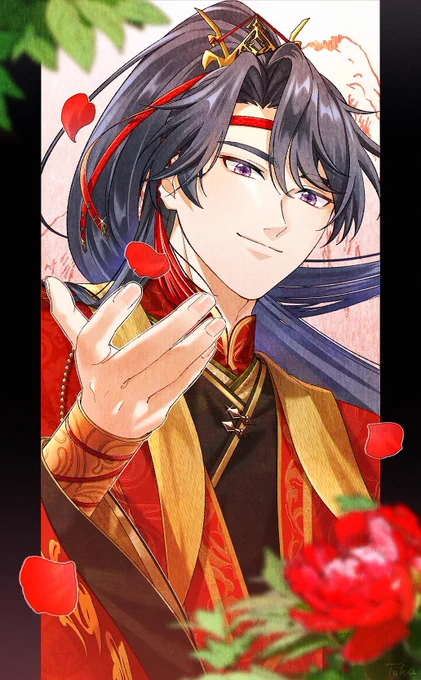 招待状の衣装が大大大好きなのでこちらの衣装で描かせて頂きました!皆お迎えするぞ…!!#未定事件簿 #TearsOfThemis#結ばるるは浮生の縁#LegendofCelestialRomance 