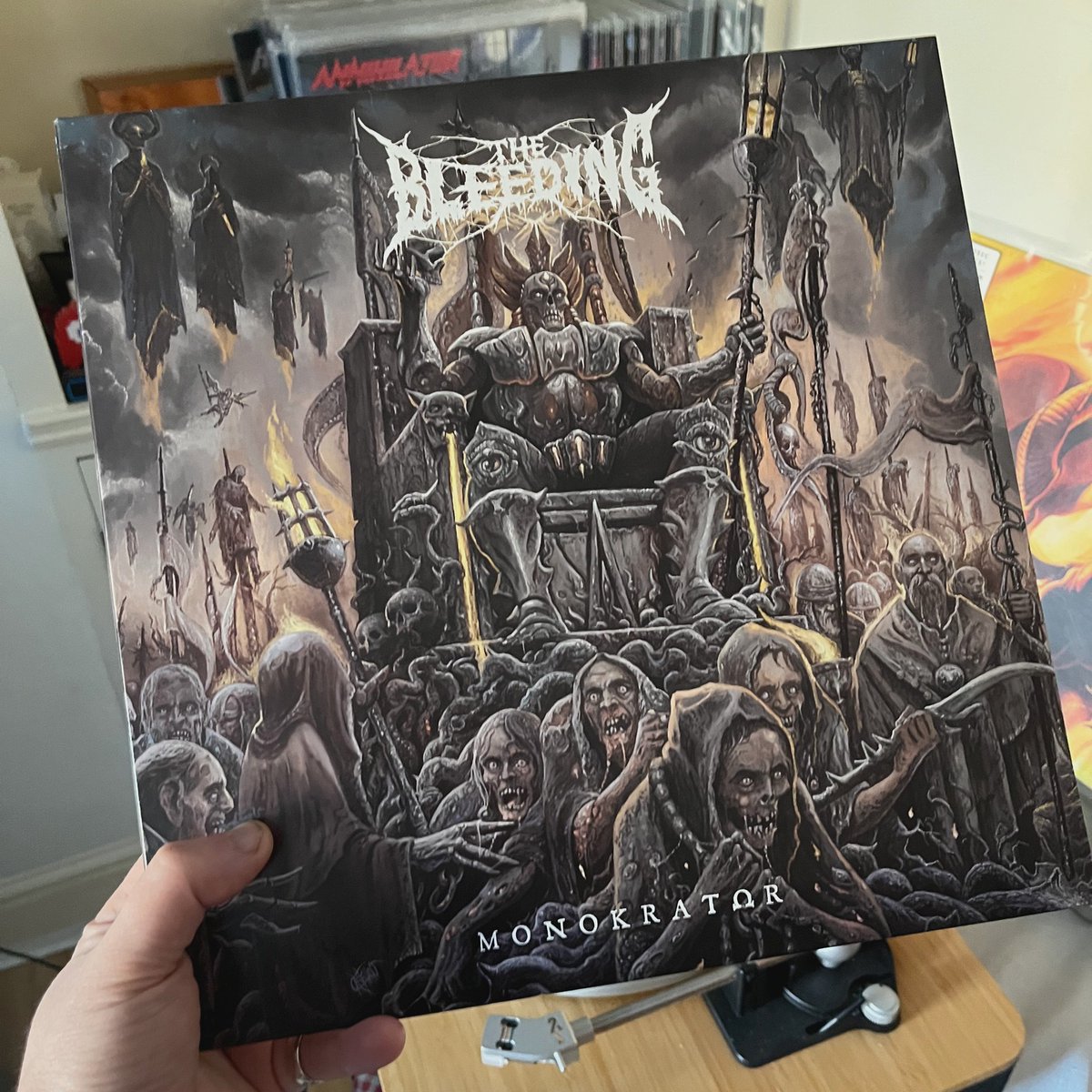 We''ll never use AI-generated artwork for our releases. If we're ever too broke to commission a cover, we'll sketch it out ourselves rather than use an AI prompt to spit out some stock art in 30 seconds. 

Support real art, real struggle! LP art by <a href="/juanjo_artwork/">Juanjo Castellano</a> 
#deathmetal