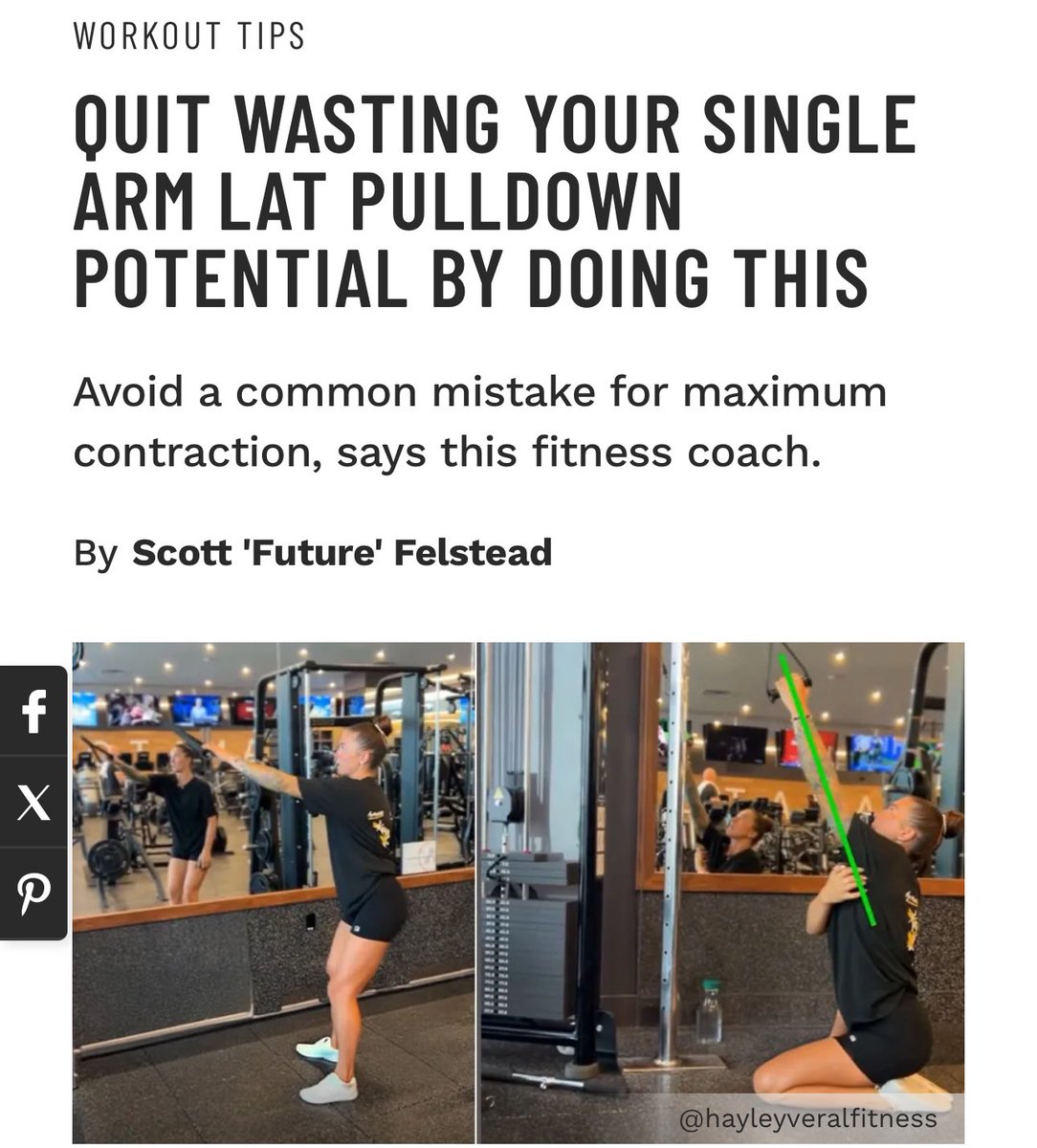 muscle_fitness's tweet image. QUIT WASTING YOUR SINGLE ARM LAT PULLDOWN POTENTIAL BY DOING THIS
Avoid a common mistake for maximum contraction, says this fitness coach.
By Scott 'Future' Felstead
Read article: muscleandfitness.com
#back #backexercises #exercisetechnique #exercisetips #middleback…