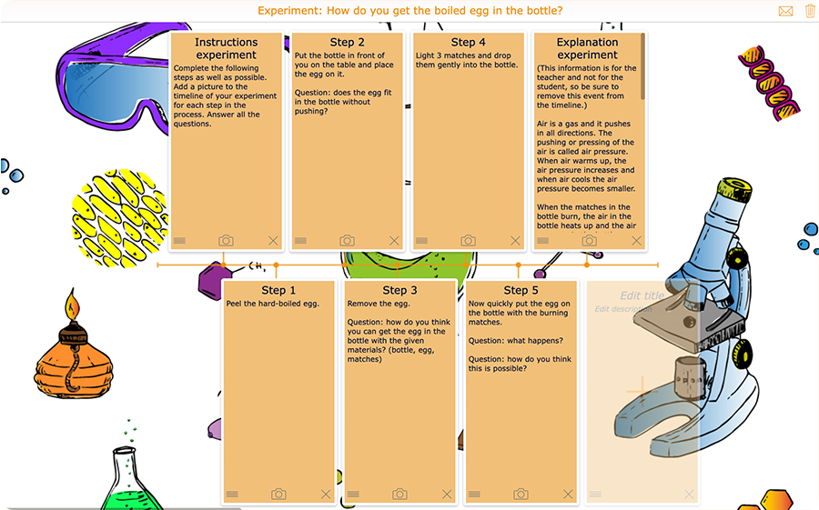 ibookwidgets's tweet image. 💡It&apos;s teacher tip time!💡
Use a timeline widget so students can complete &amp;amp; follow up on experiments. They need to follow different steps, take notes of their observations, or answer questions.  

Check out this timeline activity. 👉 bit.ly/3zRNopR
#TeacherToolTip