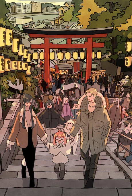 SPY×FAMILY×初詣 