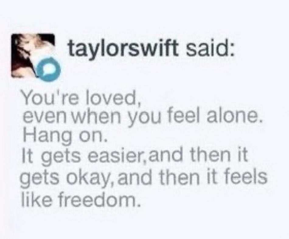 giftedswifted's tweet photo. Daily reminder: Taylor loves you https://t.co/XoW5DKW1v0