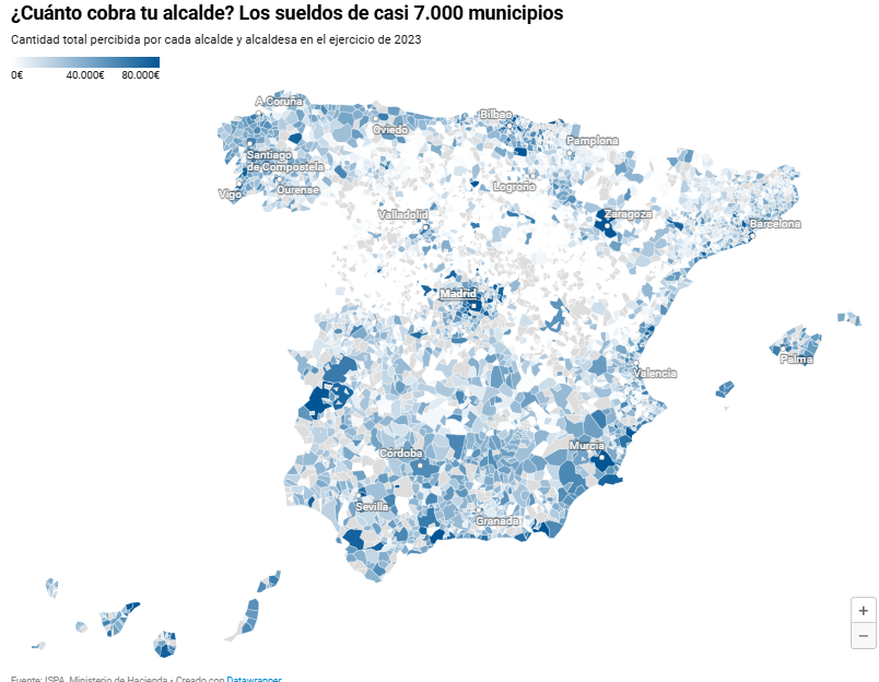 💸 ¿Cuánto cobraron los alcaldes/alcaldesas en 2023? 

Año tras año los ayuntamientos deben de rellenar un formulario informando de cuánto cobran. 

Ojo que los datos se dividen en dos periodos. Antes y después de las elecciones municipales del 28M

eldiario.es/economia/cobra…