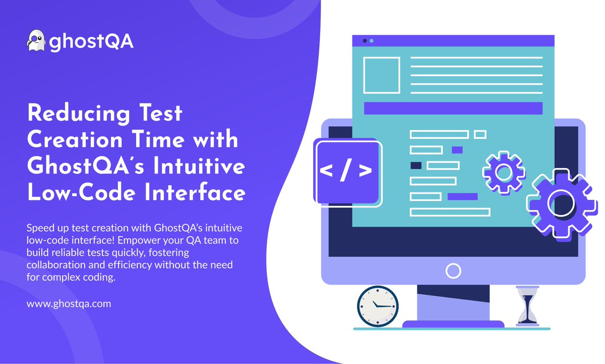 _GhostQA's tweet image. Speed up test creation with GhostQA’s intuitive low-code interface!
Read more🔗 ghostqa.com/reducing-test-…
#LowCodeAutomation #TestAutomation #TestCases #AutomatedTesting #SoftwareTesting #QATesting #AutomationTesting #AutomationTestingTools #PerformanceTesting #FunctionalTesting