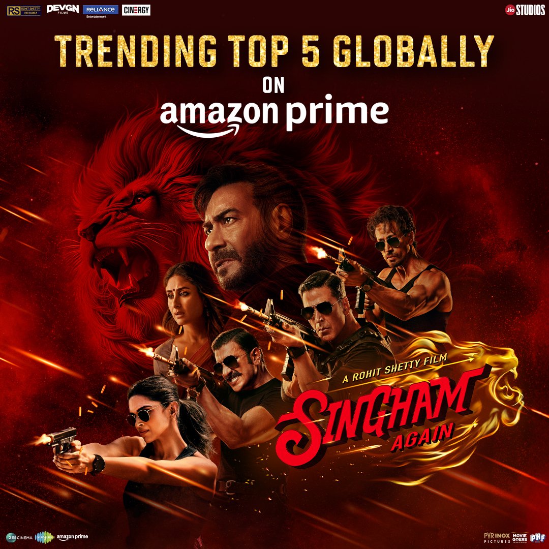 Shibasish Sarkar (@shibasishsarkar) on Twitter photo #SinghamAgain trending #5 globally 🔥
bollywoodhungama.com/news/bollywood…
#RohitShetty <a href="/jiostudios/">Jio Studios</a> <a href="/ADFFilms/">Devgn Films</a> <a href="/RelianceEnt/">Reliance Entertainment</a> #Cinergy <a href="/saregamaglobal/">Saregama</a> <a href="/PicturesPVR/">PVR INOX Pictures</a> <a href="/ajaydevgn/">Ajay Devgn</a> #KareenaKapoorKhan <a href="/RanveerOfficial/">Ranveer Singh</a> <a href="/akshaykumar/">Akshay Kumar</a> <a href="/iTIGERSHROFF/">Tiger Shroff</a> <a href="/deepikapadukone/">Deepika Padukone</a> <a href="/arjunk26/">arjunk26</a> #SinghamAgain trending #5 globally 🔥
bollywoodhungama.com/news/bollywood…
#RohitShetty <a href="/jiostudios/">Jio Studios</a> <a href="/ADFFilms/">Devgn Films</a> <a href="/RelianceEnt/">Reliance Entertainment</a> #Cinergy <a href="/saregamaglobal/">Saregama</a> <a href="/PicturesPVR/">PVR INOX Pictures</a> <a href="/ajaydevgn/">Ajay Devgn</a> #KareenaKapoorKhan <a href="/RanveerOfficial/">Ranveer Singh</a> <a href="/akshaykumar/">Akshay Kumar</a> <a href="/iTIGERSHROFF/">Tiger Shroff</a> <a href="/deepikapadukone/">Deepika Padukone</a> <a href="/arjunk26/">arjunk26</a>