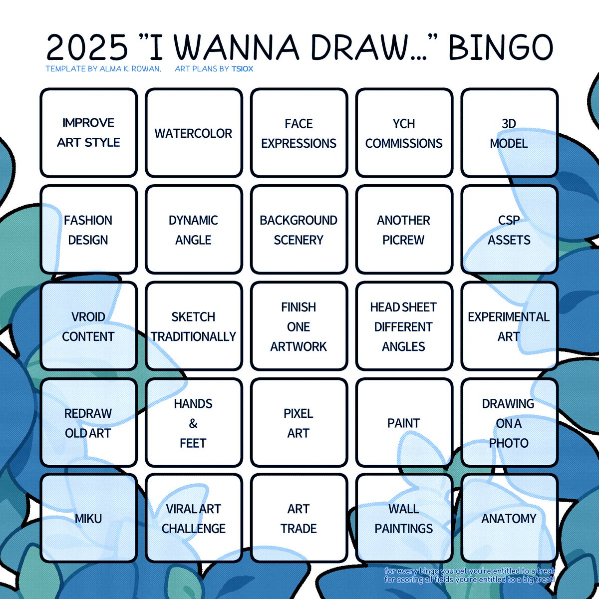 TSIOX_'s tweet image. #artbingo2025