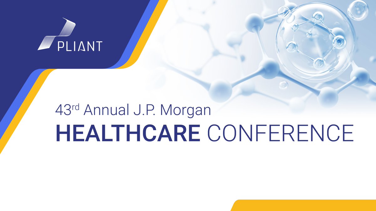 Pliant Therapeutics (@pliantrx) on Twitter photo Join our CEO, Dr. Bernard Coulie, at the 43rd Annual <a href="/jpmorgan/">J.P. Morgan</a> Healthcare Conference with a review of our 2024 achievements and 2025 milestones in a presentation on Tuesday, January 14 at 1:30 p.m. PT. #JPM25 #JPMHC25 ir.pliantrx.com/news-releases/⦠Join our CEO, Dr. Bernard Coulie, at the 43rd Annual <a href="/jpmorgan/">J.P. Morgan</a> Healthcare Conference with a review of our 2024 achievements and 2025 milestones in a presentation on Tuesday, January 14 at 1:30 p.m. PT. #JPM25 #JPMHC25 ir.pliantrx.com/news-releases/ā¦