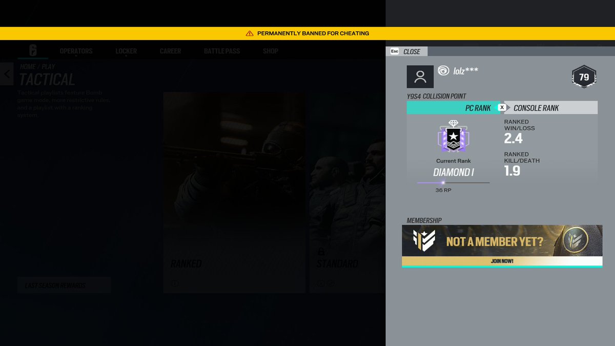 KasonOnTwitch's tweet image. . @UbisoftSupport @Rainbow6Game  HELLO????