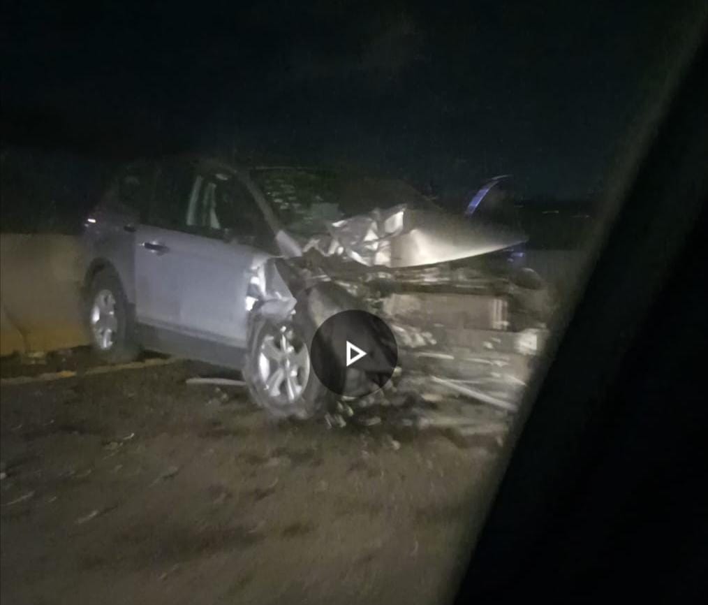 *Accidente en la supercarretera, tramo Huitzo - Oaxaca, pasando el Tecnológico del Valle de Etla*.