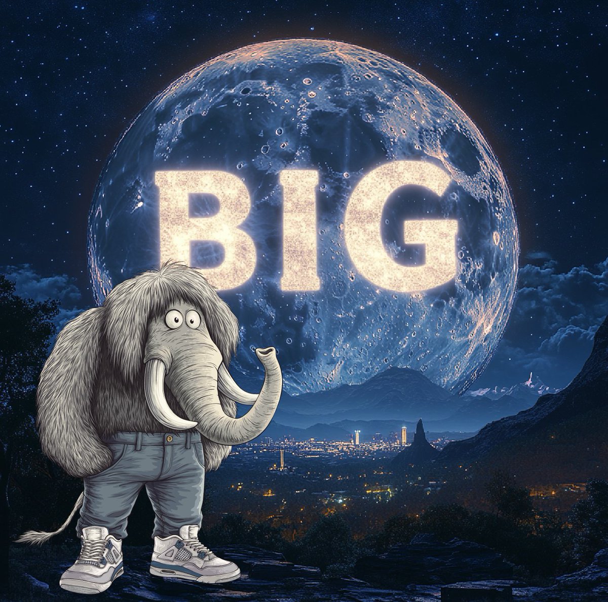 MAMOON_sol's tweet photo. I left Earth because they said 'Go big or go home.' So I went BIG—now I’m on the Moon! ↗️ $MAMOON https://t.co/Pa8fZXQmy7