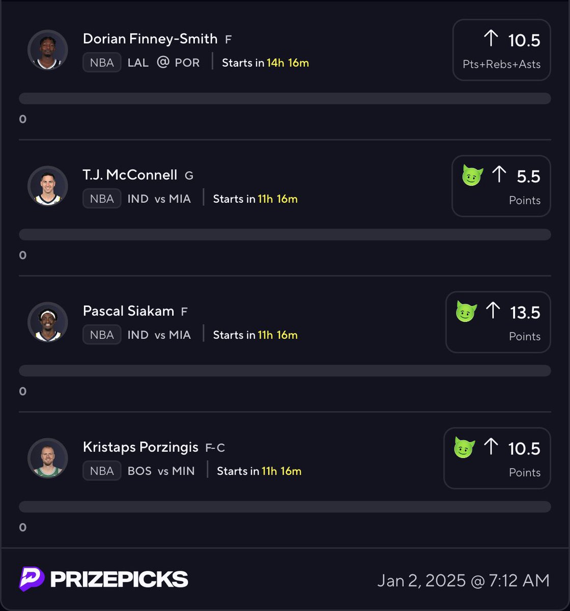 BMillDFS's tweet photo. Two Free Bank Roll Builders🔥🔥🔥
Link to Tail⬇️⬇️⬇️
#PrizeIcks #PrizePicksNBA #NBA
#prizepickstoday #PrizePicksW https://t.co/6Xmsaj6H5D