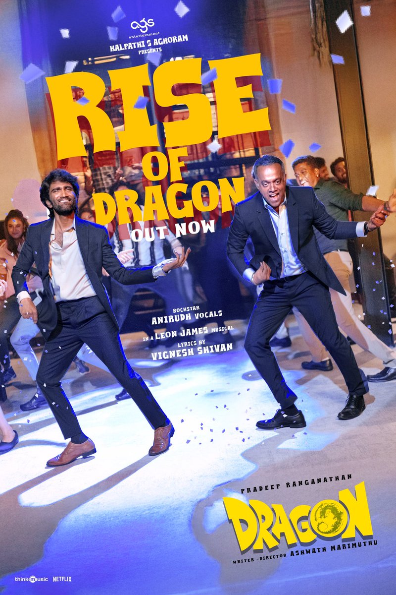 Anupama Parameswaran (@anupamahere) on Twitter photo “ Eyyy fireu fireeeuu maaa “ 🔥🔥
Dragon rises with its First Single - #RiseOfDragon 🐉
Watch now ▶️ : youtu.be/XRJbfvhS6T0
<a href="/pradeeponelife/">Pradeep Ranganathan</a> in & as #Dragon
A <a href="/Dir_Ashwath/">Ashwath Marimuthu</a> Araajagam 💥🧨
A <a href="/leon_james/">Leon James</a> Musical 🎵
#PradeepAshwathCombo
#KalpathiSAghoram #KalpathiSGanesh “ Eyyy fireu fireeeuu maaa “ 🔥🔥
Dragon rises with its First Single - #RiseOfDragon 🐉
Watch now ▶️ : youtu.be/XRJbfvhS6T0
<a href="/pradeeponelife/">Pradeep Ranganathan</a> in & as #Dragon
A <a href="/Dir_Ashwath/">Ashwath Marimuthu</a> Araajagam 💥🧨
A <a href="/leon_james/">Leon James</a> Musical 🎵
#PradeepAshwathCombo
#KalpathiSAghoram #KalpathiSGanesh