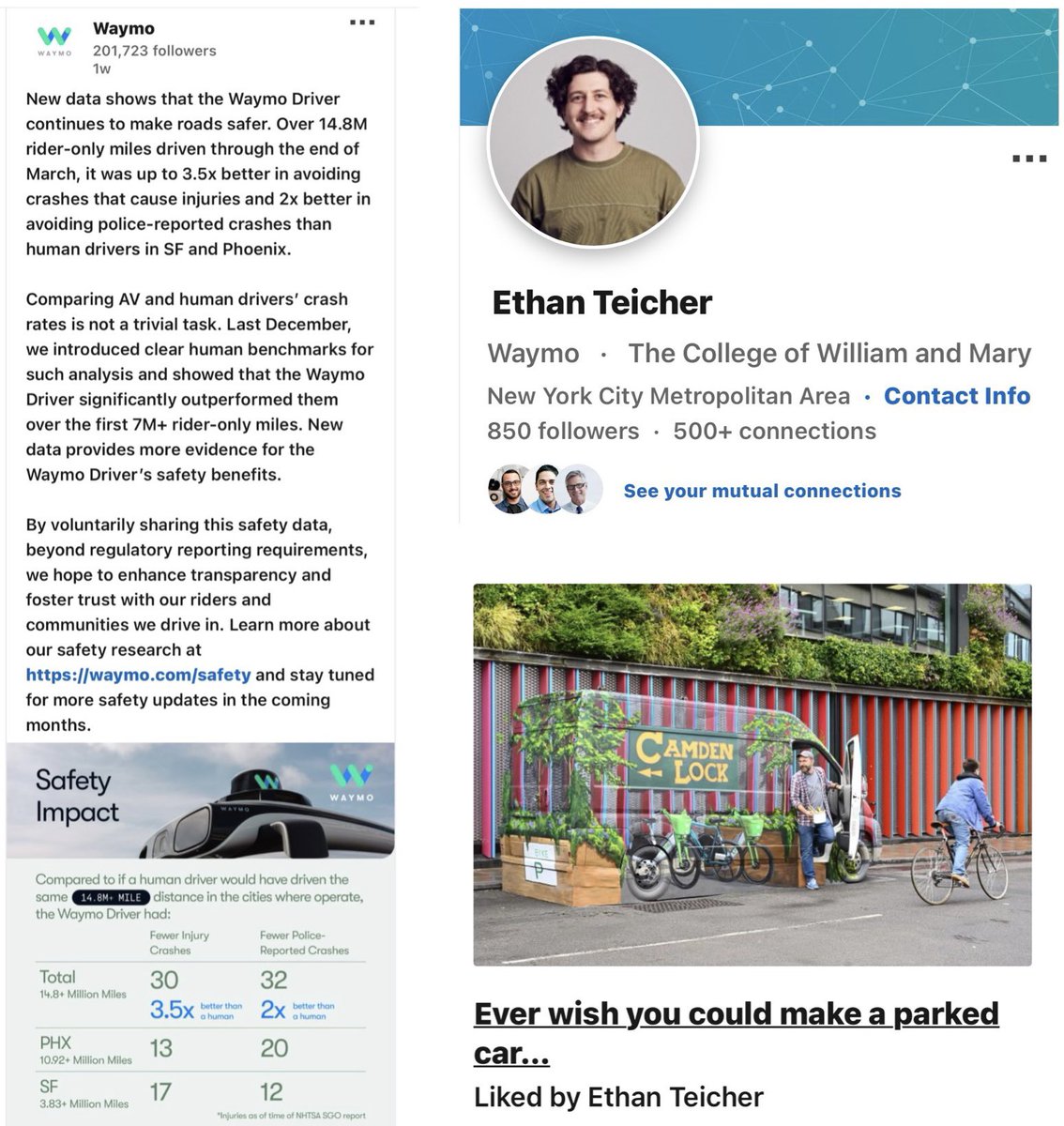 AdamSchaffer15's tweet image. It’s no coincidence that the people employed by firms created to replace private car use aggressively push for things that punish car use.

#Robotaxis #ScootersEbikes #Gondolas 🚠 😒