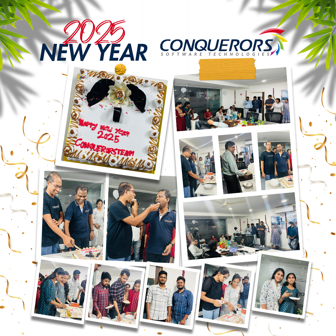 ConquerorsTech's tweet photo. We had a lovely time celebrating the New Year at Conquerors Software Technology. The day was filled with fun, laughter,& great moments with the team.
#NewYearCelebration #TeamConquerors #FunTimes #NewYearVibes #CelebrationMoments #beyondconquerors #conquerorssoftwaretechnologies https://t.co/0BNXC4Pwdj