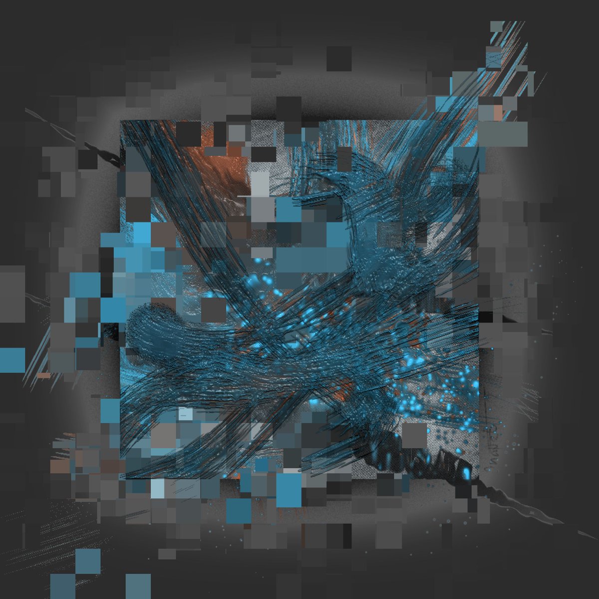 #Genuary day 2.
Layers upon layers upon layers. 

Layers are a great ways to add effects, depth, glitches. I always use loads of layers in all my works.

#genuary2025 #genuary2 #creativecoding #genart