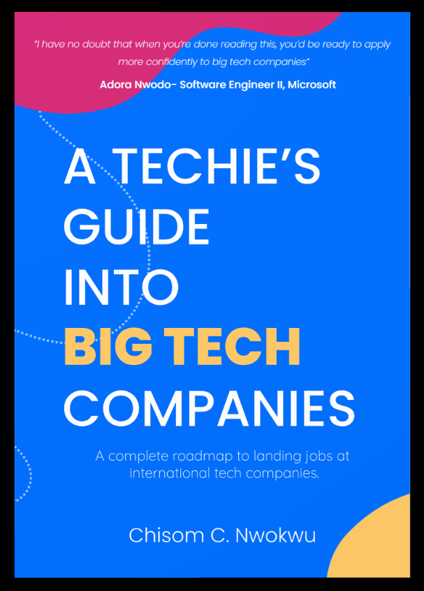Just finished going through <a href="/tech_queen/">Chisom Nwokwu🌟</a> 's book on breaking into tech, which I bought yesterday.
Excellent insights from SWEs is my fav. part.
I've got big dreams for my tech journey this year.
Google, Meta, Bloomberg, Goldman Sachs, JPMC, BoA, Palantir? 
This is a good start.
🔒