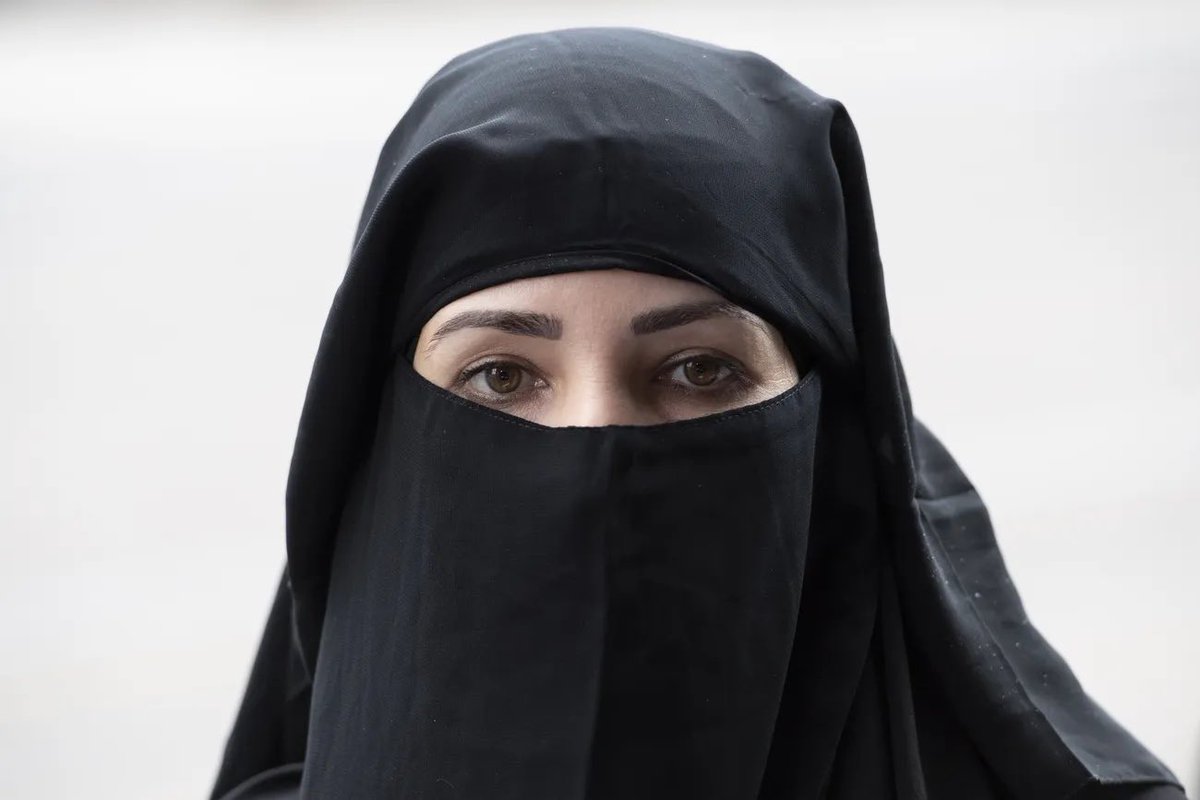 instablog9ja's tweet image. Wearing face coverings in public, including burqas, has been banned in Switzerland.