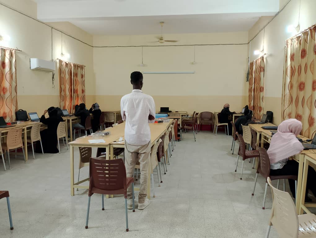 Today CCST hosted the  online Cambridge English Placement test.  After assessing their level, these applicants to the BSc in Nursing Sciences who had sat for the Secondary School Leaving Certificate before the war, will start their journey with this language.