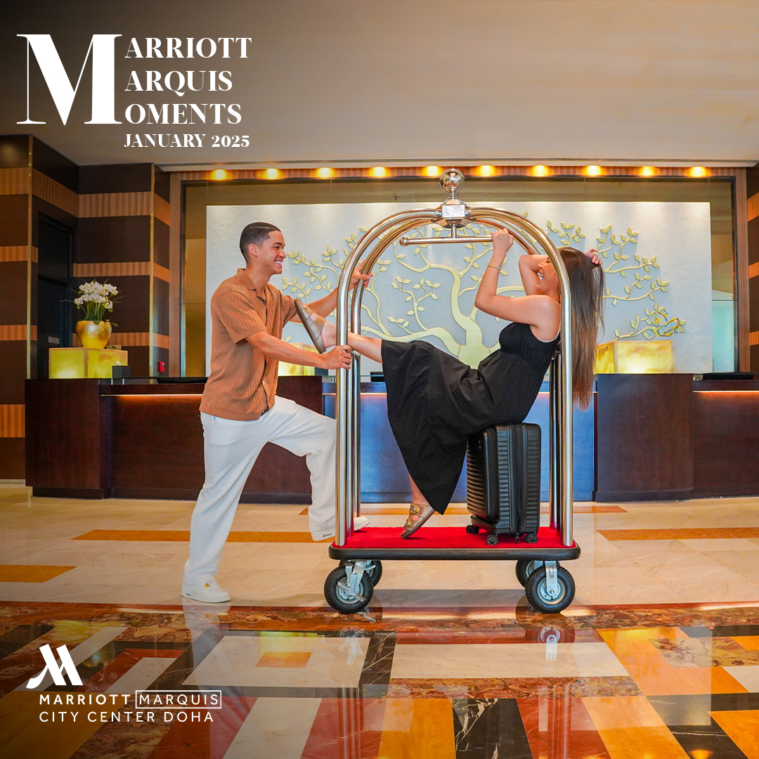 This month is your perfect getaway at Marriott Marquis Doha! ✨
Embrace the New Year with exclusive offers on dining, wellness and more: bit.ly/MMHappenings.

#marriottmarquisdoha #marriottbonvoy #yourfavoritedowntowndestination #qatar