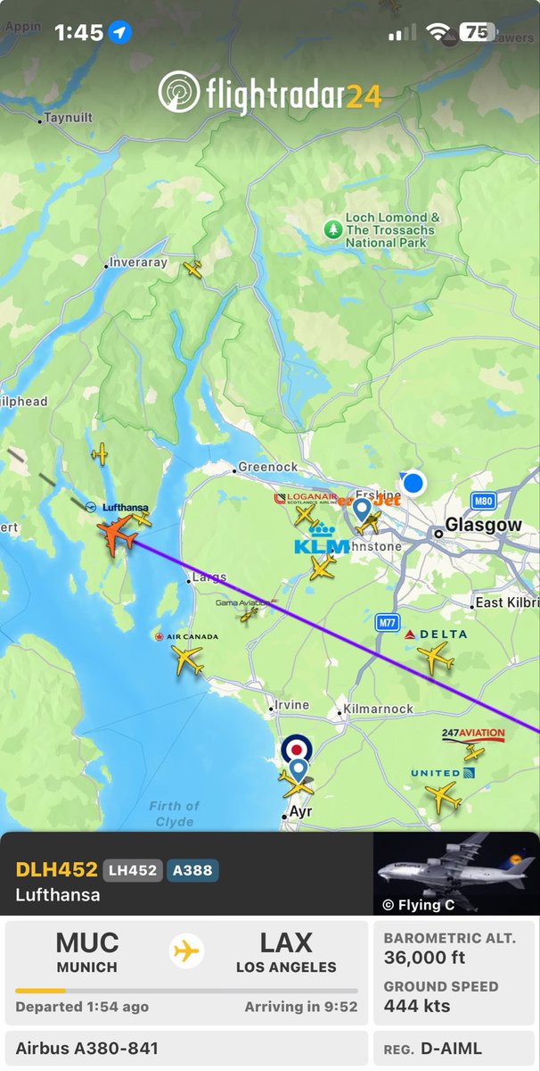 Beautiful Scottish Sky 🏴󠁧󠁢󠁳󠁣󠁴󠁿 <a href="/lufthansa/">Lufthansa</a>
