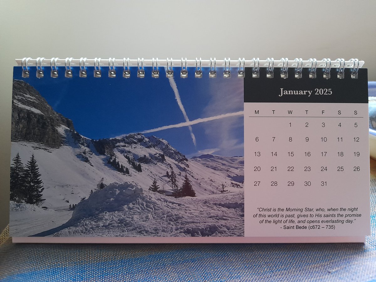 #HappyNewYear! We know that at this time it's easy to lose track of which day of the week it is, let alone the date - especially if you're #BackToWork on a Thursday! 

So, to help with orientation, here's Page 1 of a lovely calendar created by our own Sr Margaret Wilson #RSCJ...