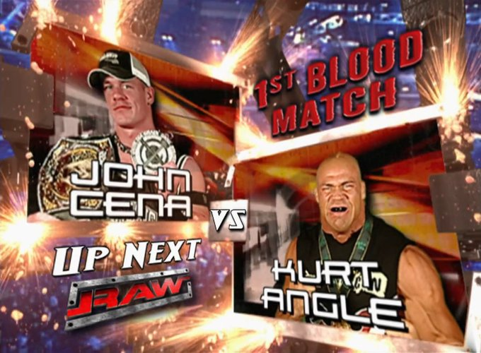 wrestle_hist's tweet photo. 1/2/2006
Kurt Angle defeated John Cena in a non-title First Blood Match on RAW from the Continental Airlines Arena in East Rutherford, New Jersey.
#WWE #WWERaw #KurtAngle #OlympicHero #ItsTrueItsDamnTrue #JohnCena #Chaingang #YouCantSeeMe #HustleLoyaltyRespect #FirstBloodMatch https://t.co/sXwKDjkIjV