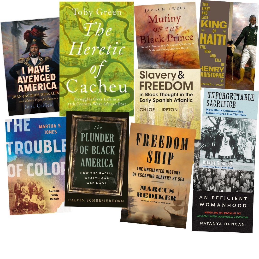araujohistorian's tweet image. #Slaveryarchive Most anticipated books of 2025. Check them out, pre-order, share, repost, read, assign, and invite these historians for book talks. In 2025, more than ever we need books telling histories of Africa and Black histories. slaveryarchive.com/most-anticipat…