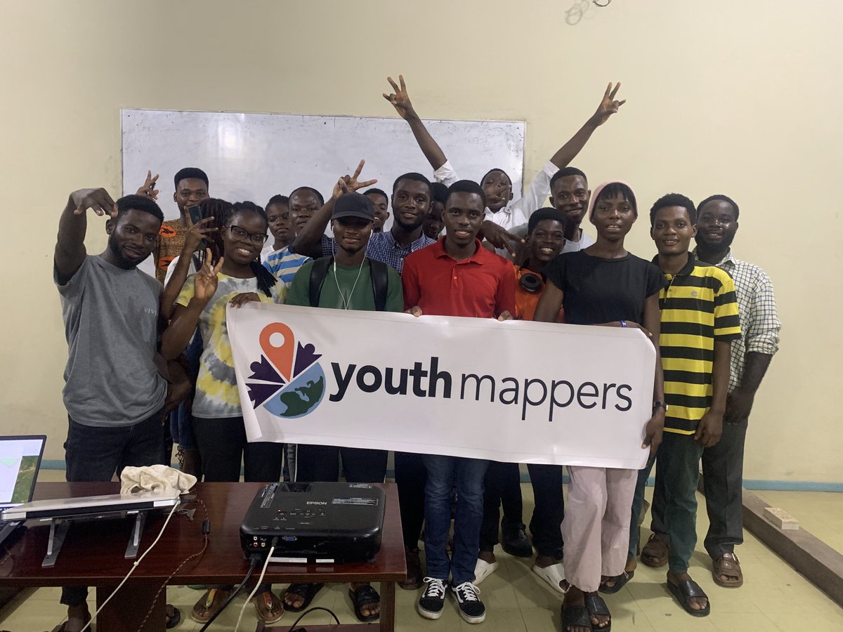 Happy New Year from HTU YouthMappers! 🎉 Wishing you a successful and joyful 2025. Let's excel and enjoy! #HTUYouthMappers #HappyNewYear #2025 #Mapping