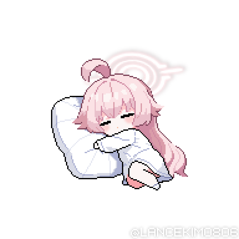 LanceKim0806's tweet image. 🎂Hoshino🎂
#pixelart #ドット絵 #BlueArchive #ブルーアーカイブ #Takanashi_Hoshino #小鳥遊ホシノ