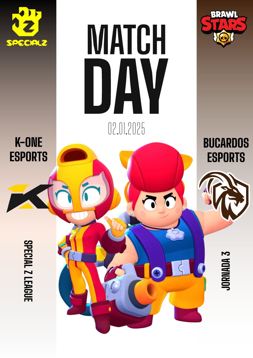 HOY SE JUEGA!!!

Llegamos a la J3 de la #Specialz organizada por <a href="/Nelo_Caster/">Nelo Caster</a> !!

Nos enfrentamos esta tarde a @k1esports  tras unos días de parón y con cambios en el equipo

Mucho fuerza para nuestro equipo!!

#GoBucardos