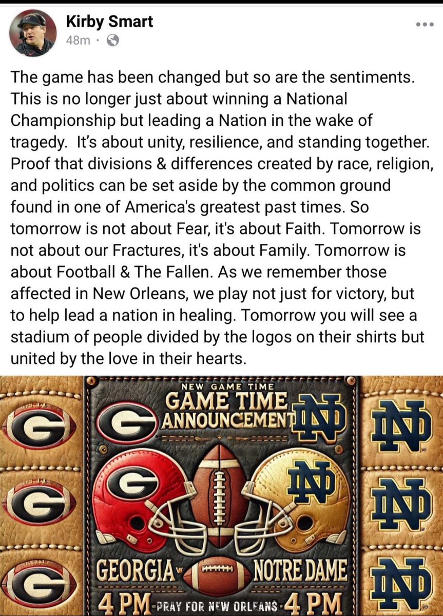 Win or lose today, this is first class from our Coach. Go Dawgs!!