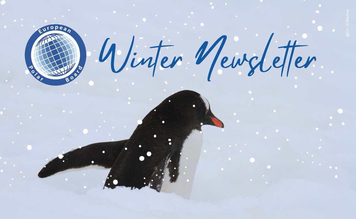 EuPolarBoard's tweet image. 📢 The EPB Winter 2024 Newsletter is Here!
Find selected highlights of EPB members' activities, as well as featured upcoming events here 👉mailchi.mp/nwo/epb-winter…
🌟 Stay Connected in 2025
Subscribe to our mailing list for future updates: …ropeanpolarboard.us14.list-manage.com/subscribe?u=e1…