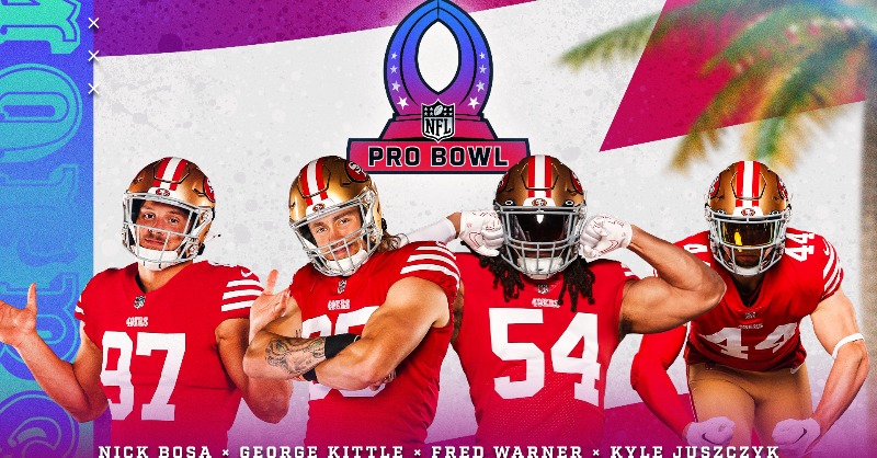 49ers's tweet photo. The roster is set!

Congrats to our 2025 Pro Bowlers 👏