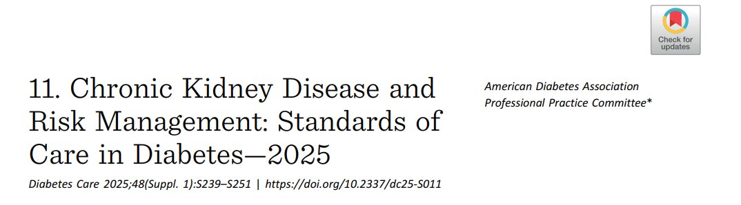 ✨Y empezamos el año con un nuevo Resumen de los Standards of Care in #Diabetes de ADA 2025 #SCDADA2025  
📷Hoy exploramos la sección 11:
 "#Enfermedadrenalcrónica y manejo del riesgo (sección 11, S239-251)". 🫘
#BlogMateu #DiabetesCare2025 #ERC
redgedaps.blogspot.com/2024/12/resume…