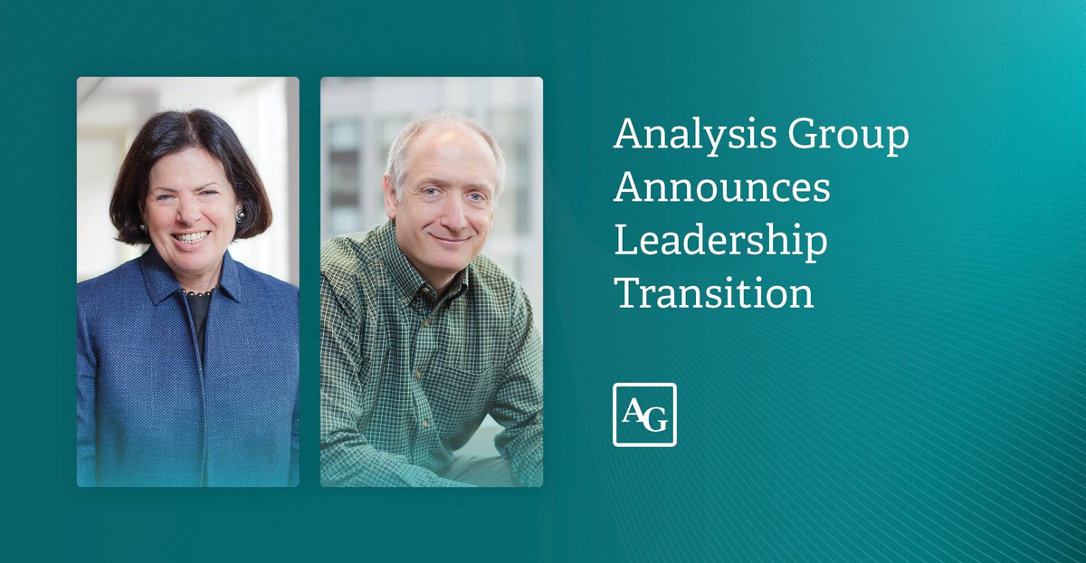 Analysis Group tweet media