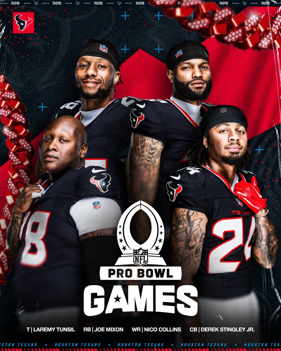 The boys are headed to the Pro Bowl Games🫡