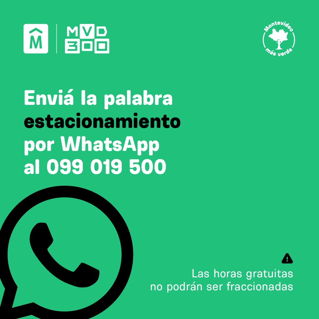 montevideoIM's tweet photo. Ahora dos días  🛍️ #DíaDelCentro

Hoy y mañana vení a recorrer los locales adheridos del Centro, Cordón y Ciudad vieja✨

Para activar las 3 hs de estacionamiento tarifado gratuito, enviá la palabra "Estacionamiento" al WhatsApp 📲 099 019 500 https://t.co/uY4rEboQh0