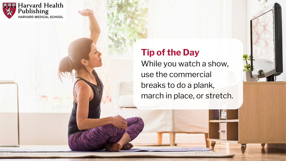 Harvard Health tweet media