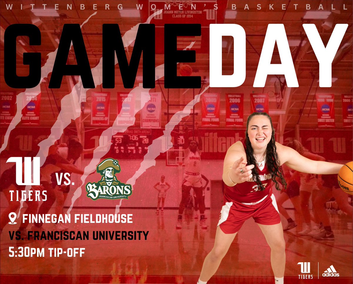 It’s GAME DAY!! Today we are traveling to Steubenville, OH. We tip-off against the Barons of Franciscan University at 5:30pm! #TigerUp #Sisterhood

📺: pacdigitalnetwork.com/franciscanu/
📈: franciscanathletics.com/sidearmstats/w…
