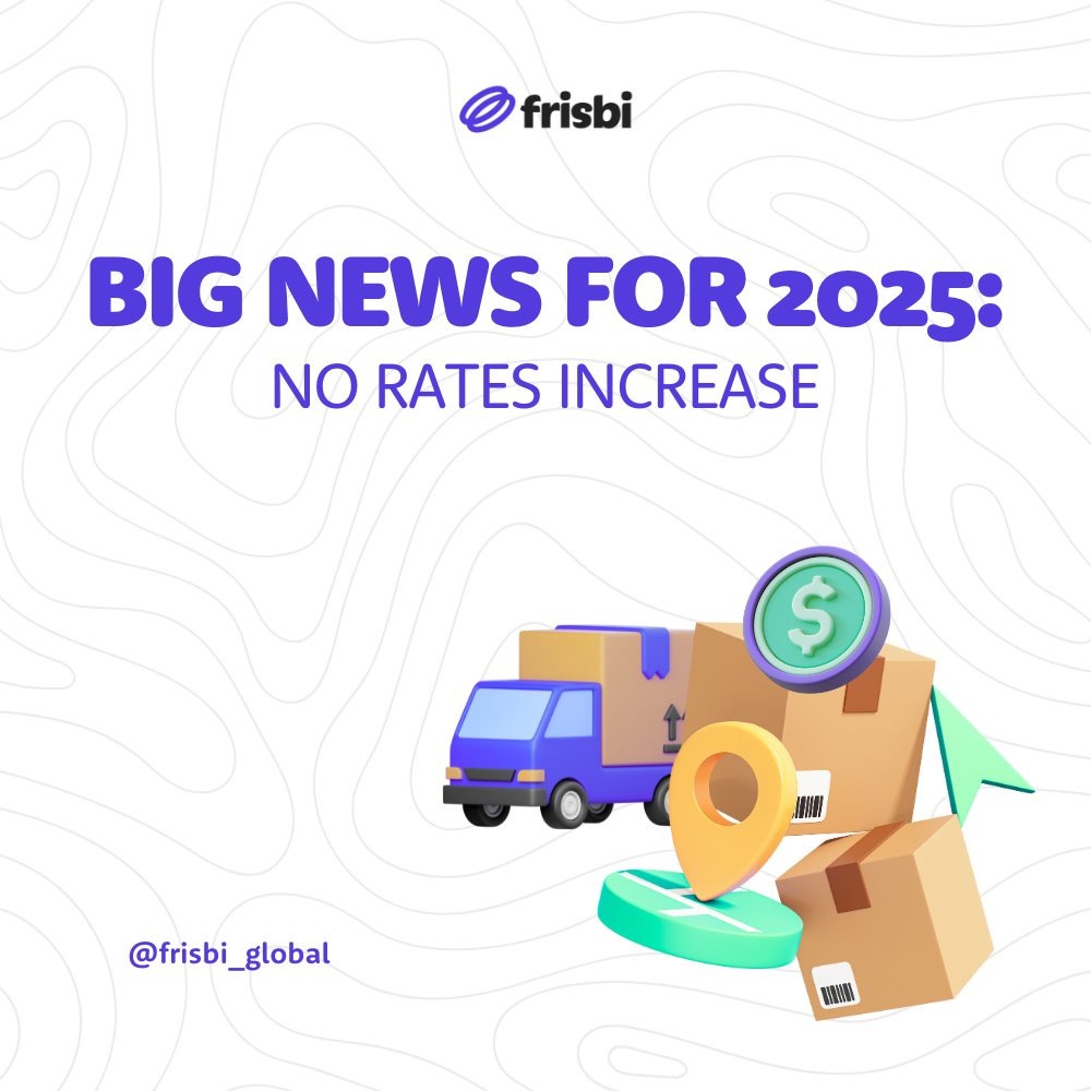 frisbi_global's tweet image. Big news for 2025: No rate increases! 🎉 

Despite rising carrier costs, we’re holding our rates steady to support your growth. Here’s to a thriving and hassle-free 2025! 🚀 Together, we’ll make it your best year yet. 

#LogisticsPartner #EcommerceSuccess