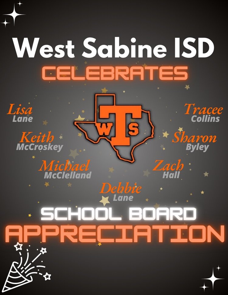 This January, WSISD will pause to appreciate &amp; celebrate our Board of Trustees. We are incredibly grateful for our dedicated Board Members who are committed to advocate for the success and growth of West Sabine.