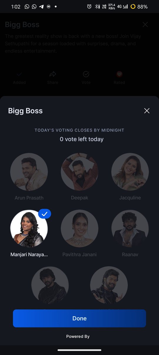 ƉĦ₳ⲘØƉĦ₳Ɍ₳₦❤️ (@lucky_boy_dhamo) on Twitter photo My last vote to #Manjari . Talented, dedicated Contender to get Evicted is bigg unfair. People and #BiggBossTamil8 fails to keep you in the show. Being Black and a married single mother not ur fault #Manjari
#NoManjariNoBiggboss
<a href="/VijaySethuOffl/">VijaySethupathi</a> @disneyplusHSTam <a href="/Banijayasia/">Banijay Asia</a> My last vote to #Manjari . Talented, dedicated Contender to get Evicted is bigg unfair. People and #BiggBossTamil8 fails to keep you in the show. Being Black and a married single mother not ur fault #Manjari
#NoManjariNoBiggboss
<a href="/VijaySethuOffl/">VijaySethupathi</a> @disneyplusHSTam <a href="/Banijayasia/">Banijay Asia</a>