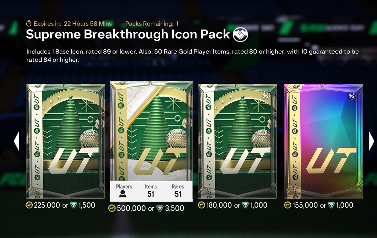 Marc - Fut Trader (@marcfuttrader) on Twitter photo We will buy some of you this pack
- Like ❤️
- Comment Console
- Follow <a href="/MarcFUTTrader/">Marc - Fut Trader</a> and <a href="/AjgrFut/">AjgrFut | Eafc Trader</a>
🎄 Good Luck! We will buy some of you this pack
- Like ❤️
- Comment Console
- Follow <a href="/MarcFUTTrader/">Marc - Fut Trader</a> and <a href="/AjgrFut/">AjgrFut | Eafc Trader</a>
🎄 Good Luck!