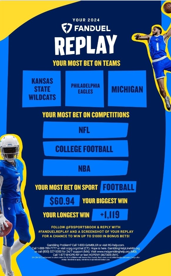 Jmapes21's tweet photo. @FDSportsbook #FanDuelReplay https://t.co/PpgdTwi0XJ