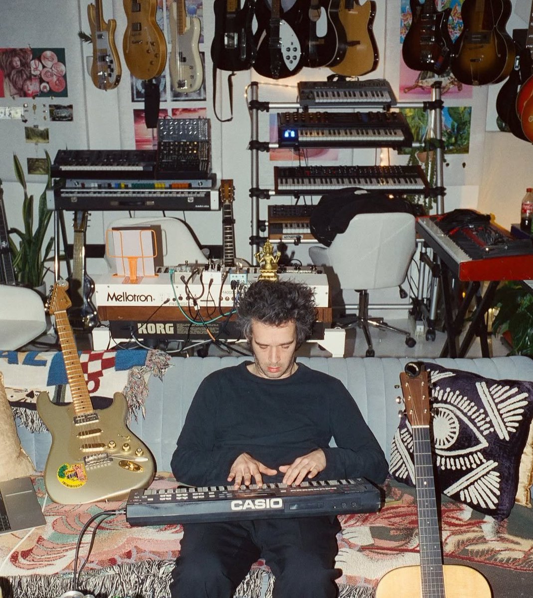 The 1975 is in the studio.