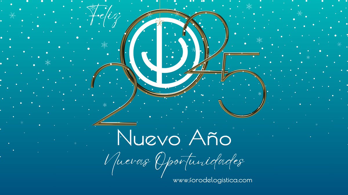 <a href="/forodelogistica/">Foro de Logística</a> os desea un FELIZ AÑO 2️⃣0️⃣2️⃣5️⃣

Que este nuevo año traiga consigo un sinfín de oportunidades, alegrías y momentos inolvidables. Que cada día esté lleno de nuevas aventuras y que todos nuestros sueños se vayan convirtiendo en realidad. 

¿Nos acompañas? ✈️🚚🚢🚄