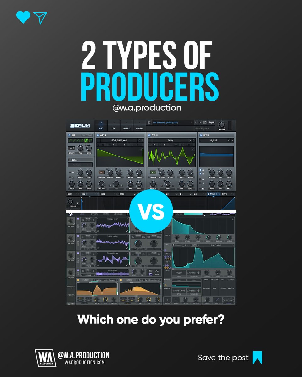 2 types of producers, which one are you? 🤔