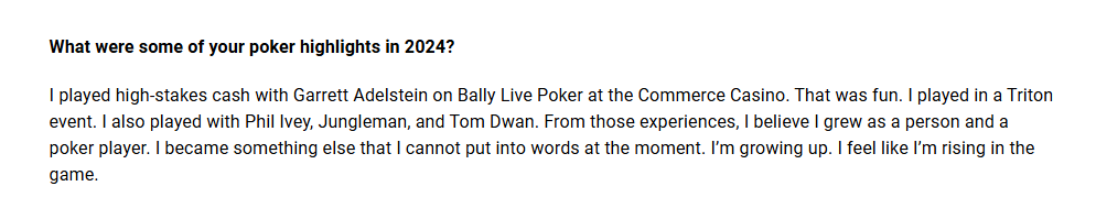 CommerceCasino's tweet photo. A big thank you to @MasatoYokosawa for shouting out playing @BallyLivePoker as one of his 2024 highlights in @pokerorg!

#Commerce #TheCommerce #CommerceCasino #LiveattheCommerce #BallyLivePoker